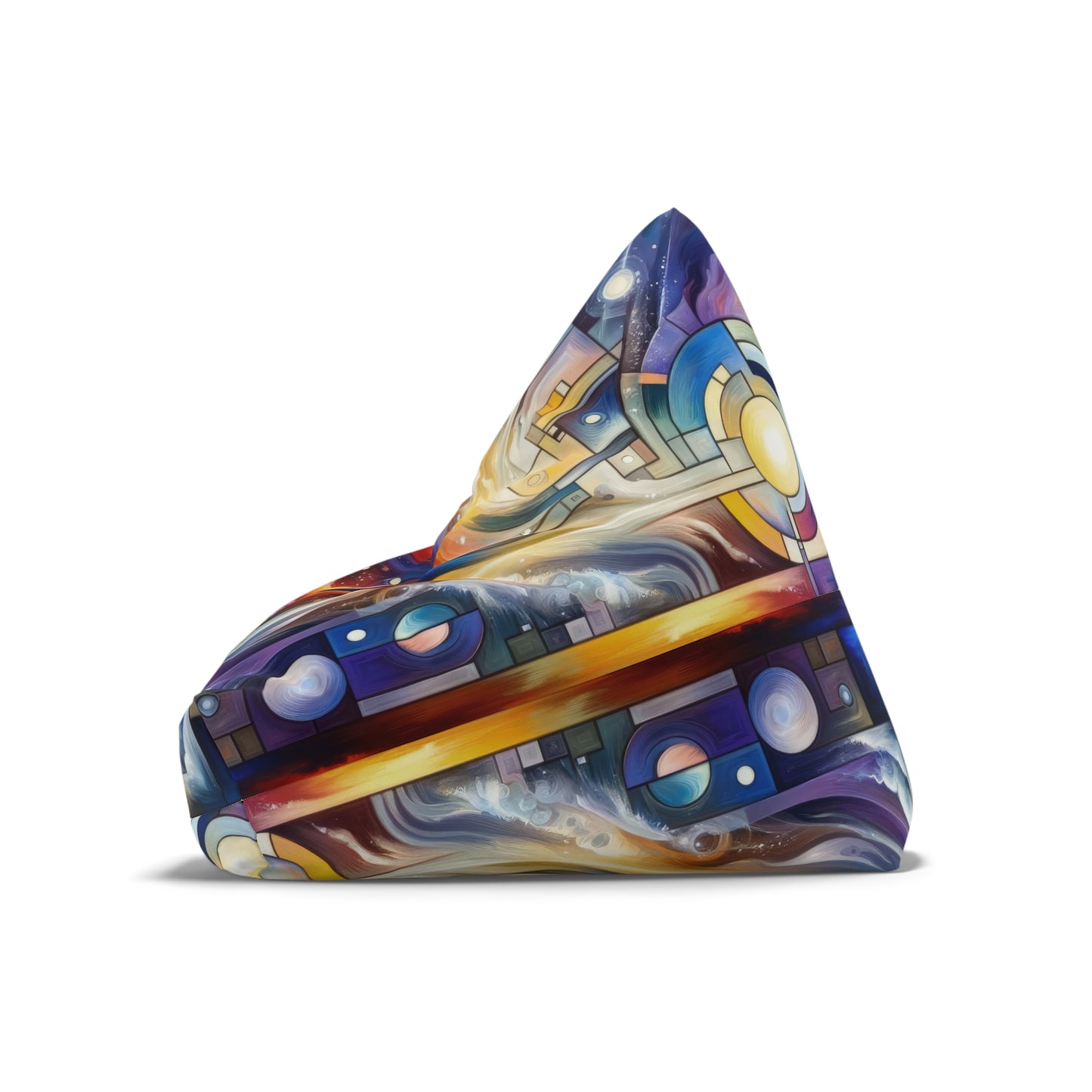 Cosmic Tachism Alchemy Bean Bag Chair Cover