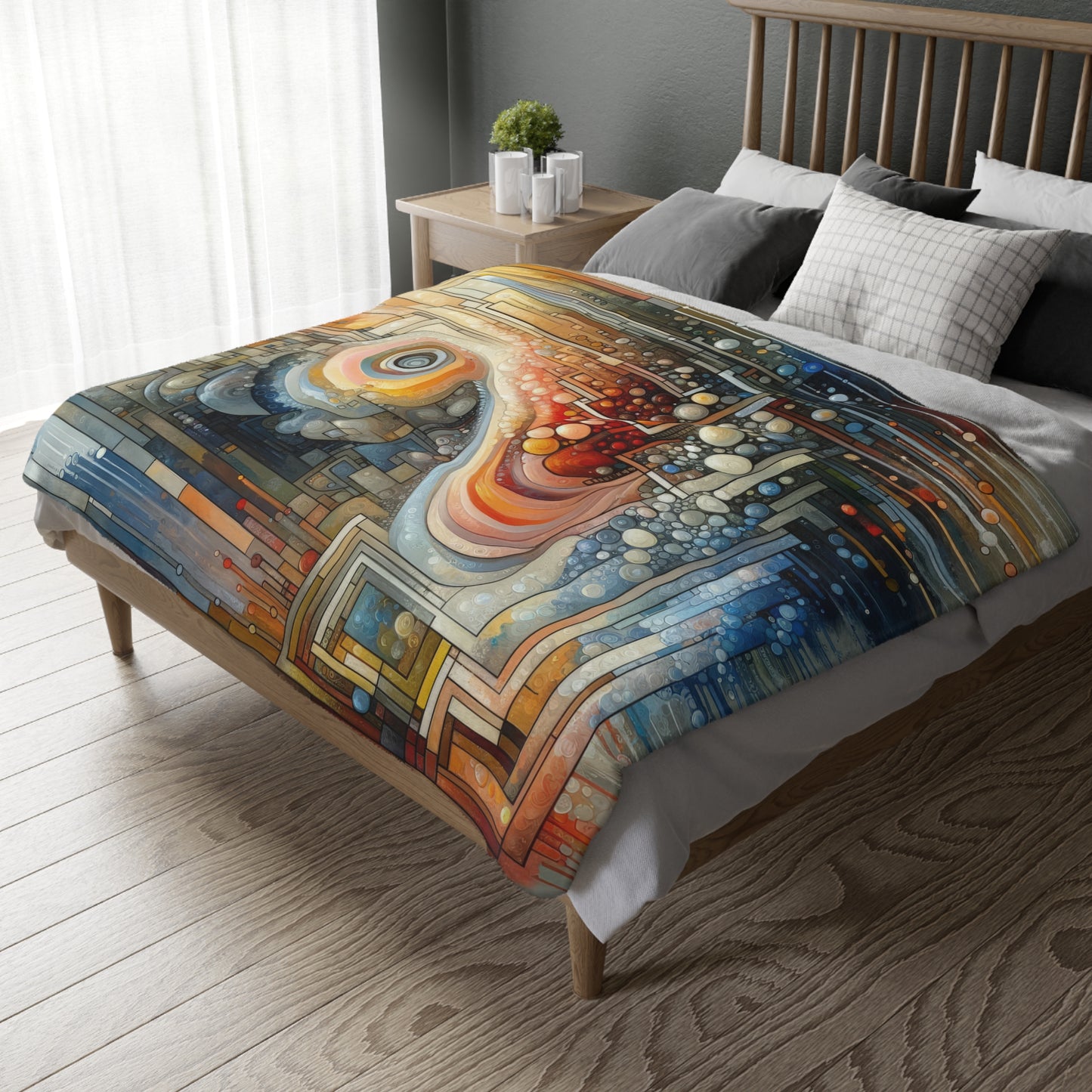 Incrementalism Anthem Unity Velveteen Microfiber Blanket (Two-sided print)