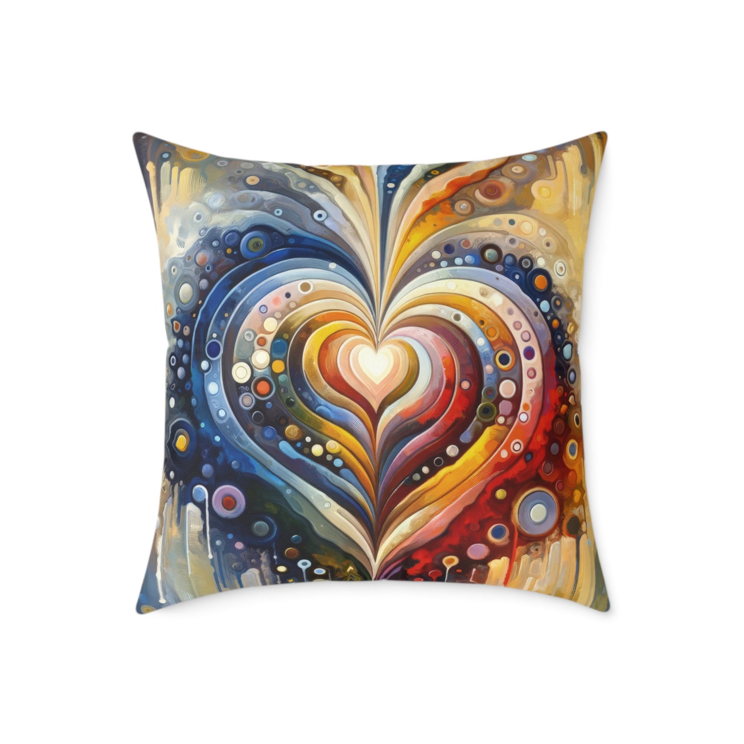 Harmonic Heart Essence Spun Polyester Pillow