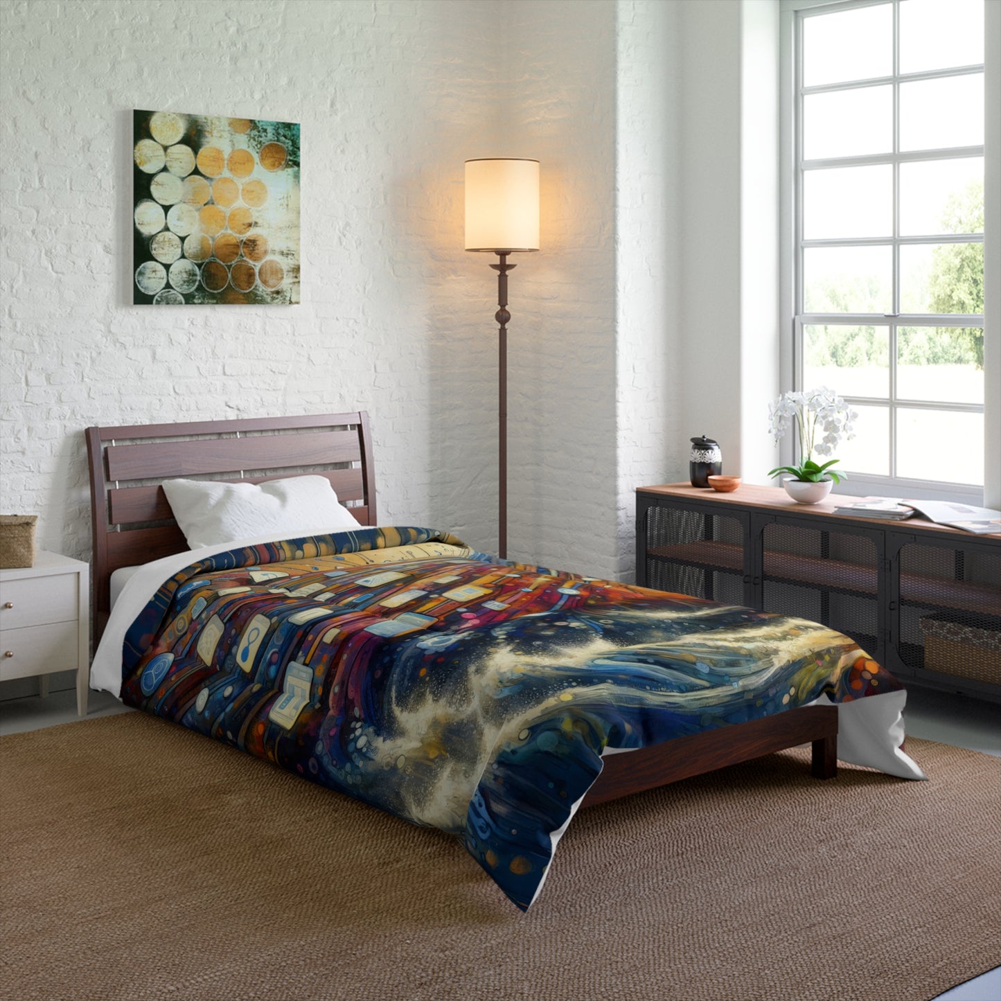 Digital Tapestry Weaving Comforter