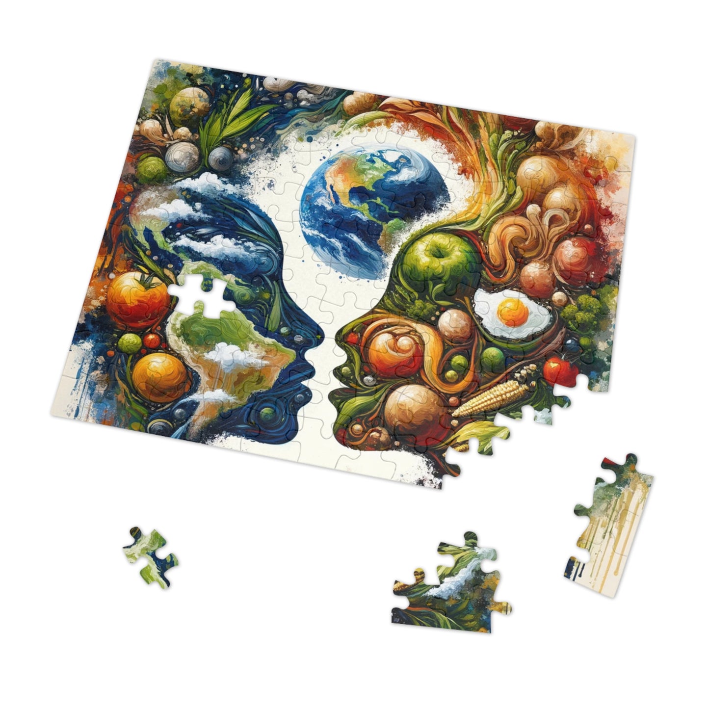 Earthly Dialogue Feast Jigsaw Puzzle (30, 110, 252, 500,1000-Piece)