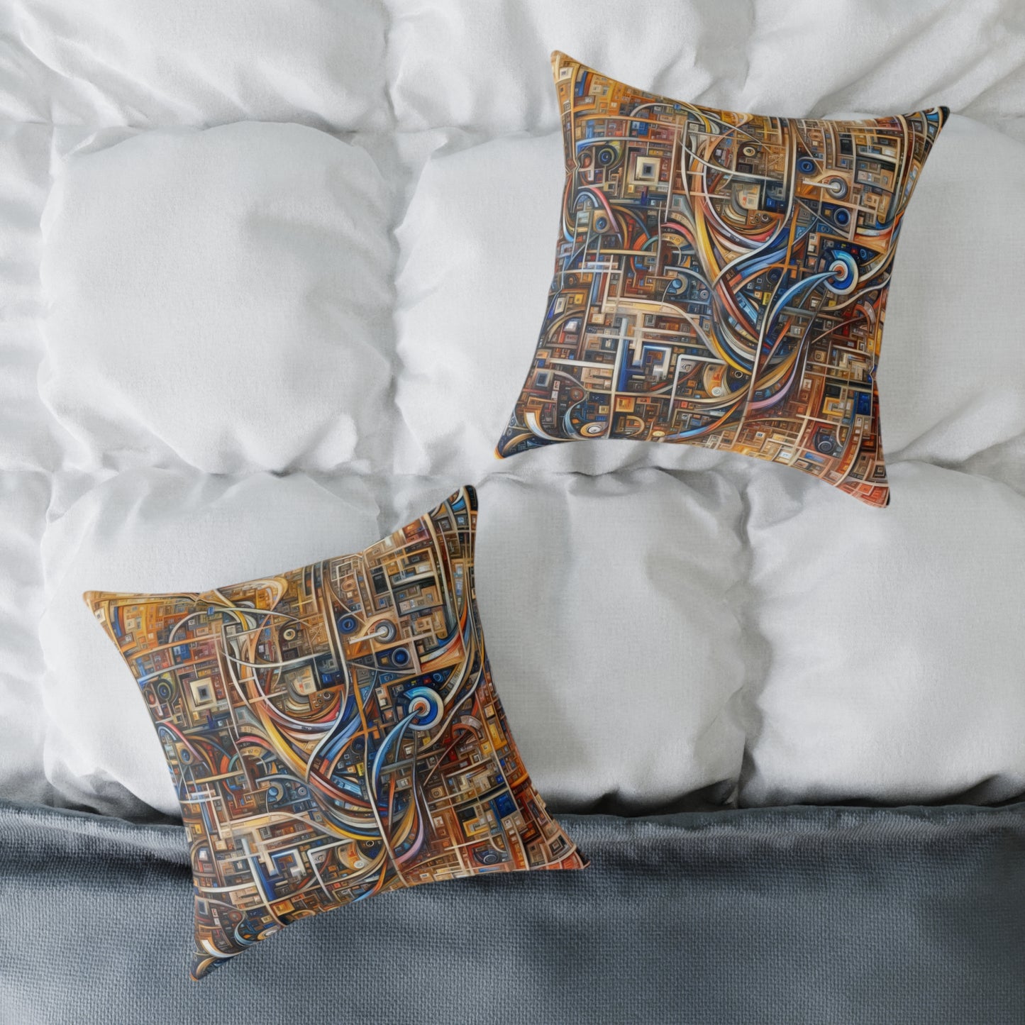 Intricate Life Tapestry Spun Polyester Pillow