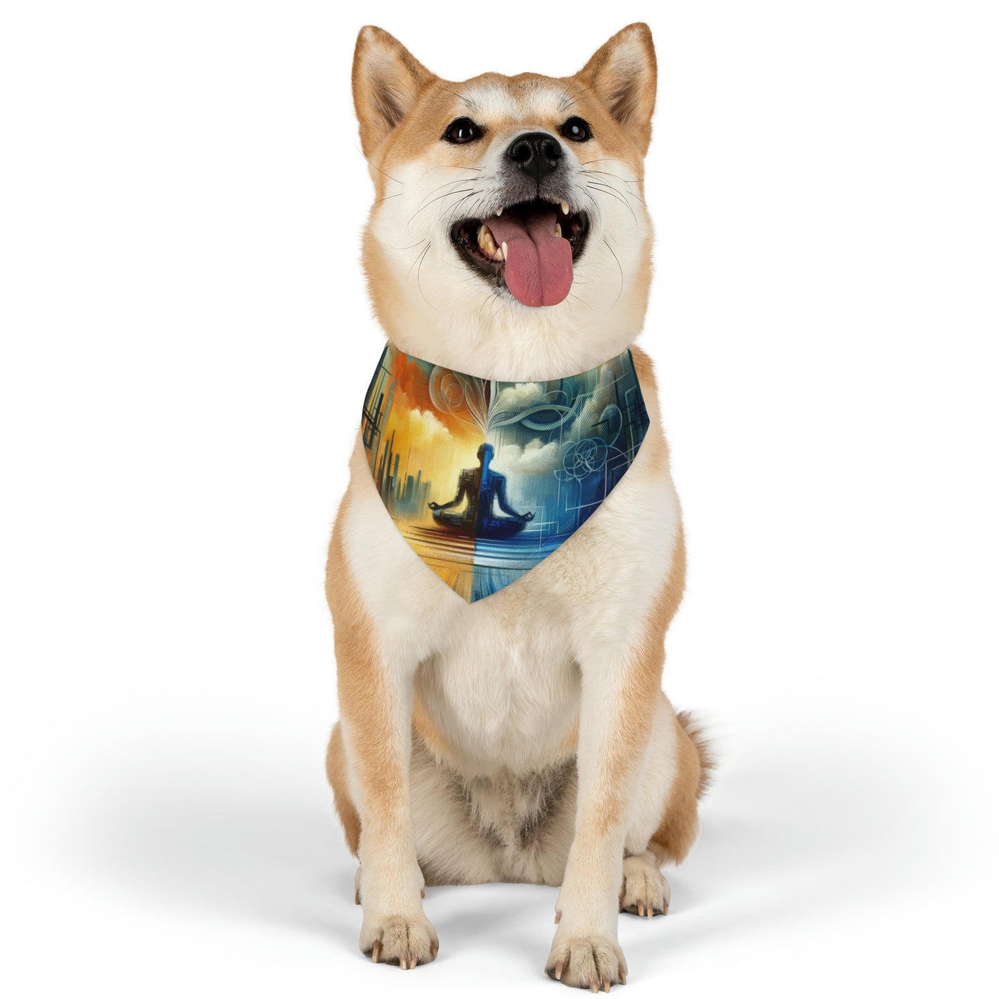 Digital Spiritual Journey Pet Bandana Collar