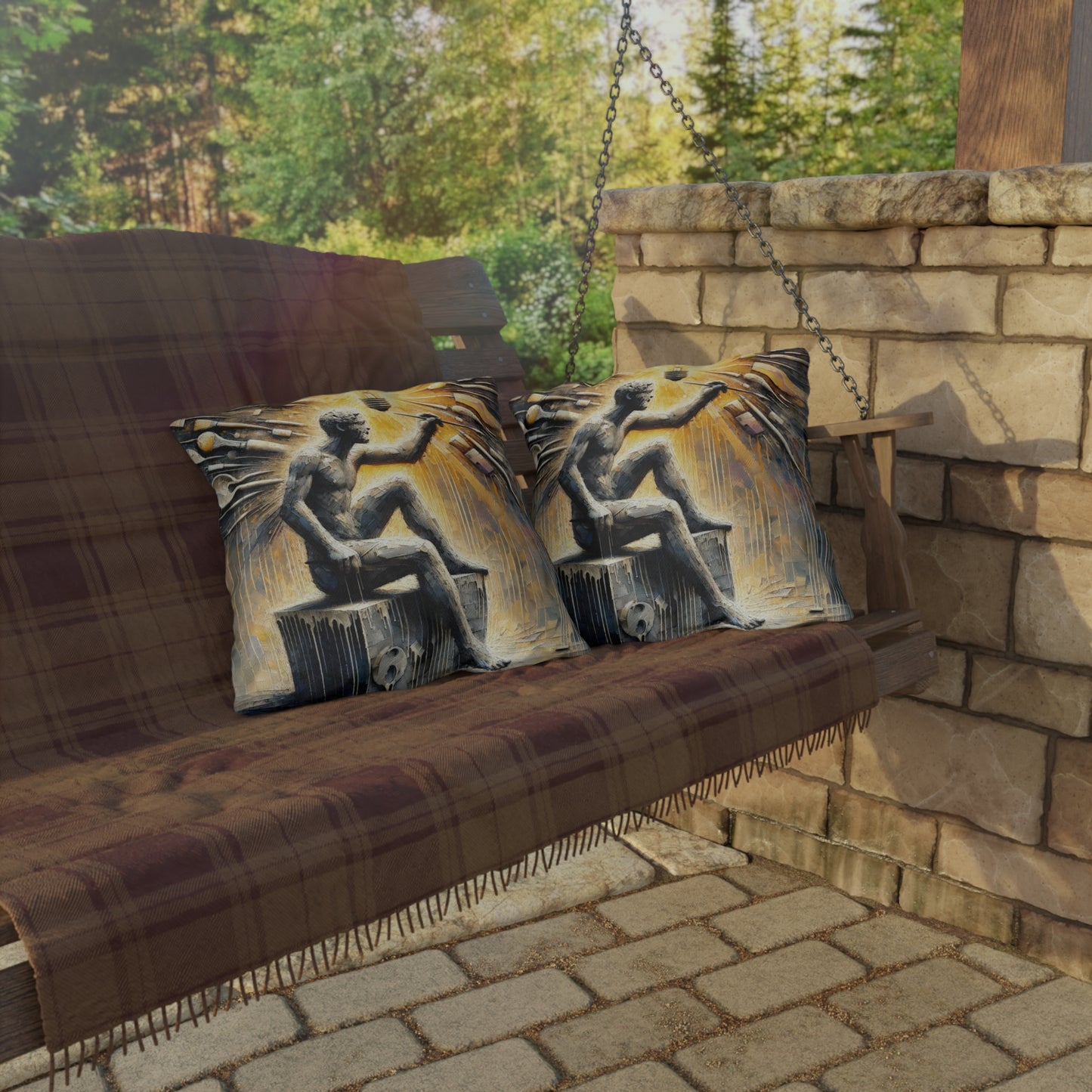 Idea Sculptor Genesis Outdoor Pillows