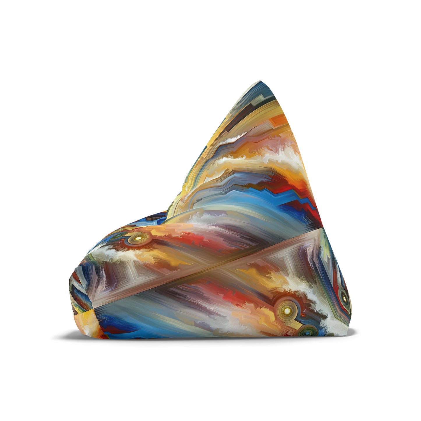 Unity Abstract Vibrancy Bean Bag Chair Cover