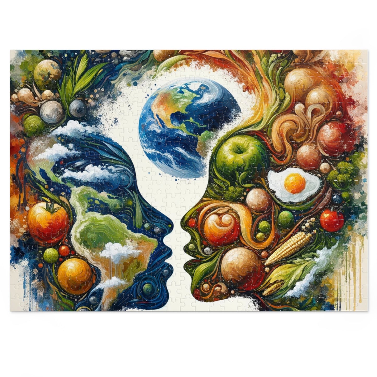 Earthly Dialogue Feast Jigsaw Puzzle (30, 110, 252, 500,1000-Piece)