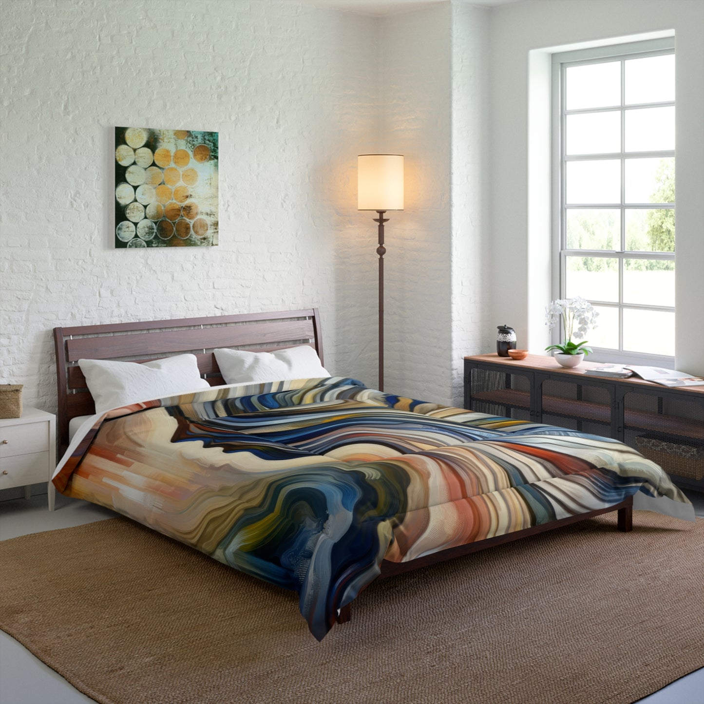 Diplomatic Emotional Currents Comforter