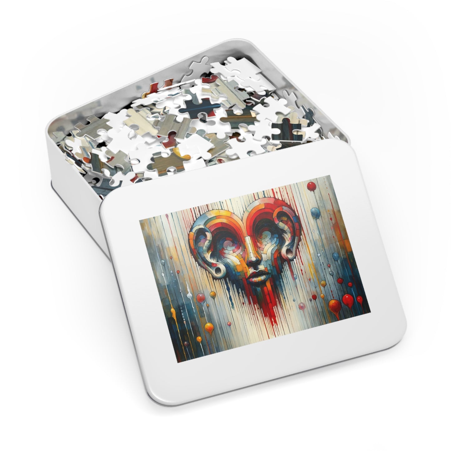 Ears Heart Expression Jigsaw Puzzle (30, 110, 252, 500,1000-Piece)