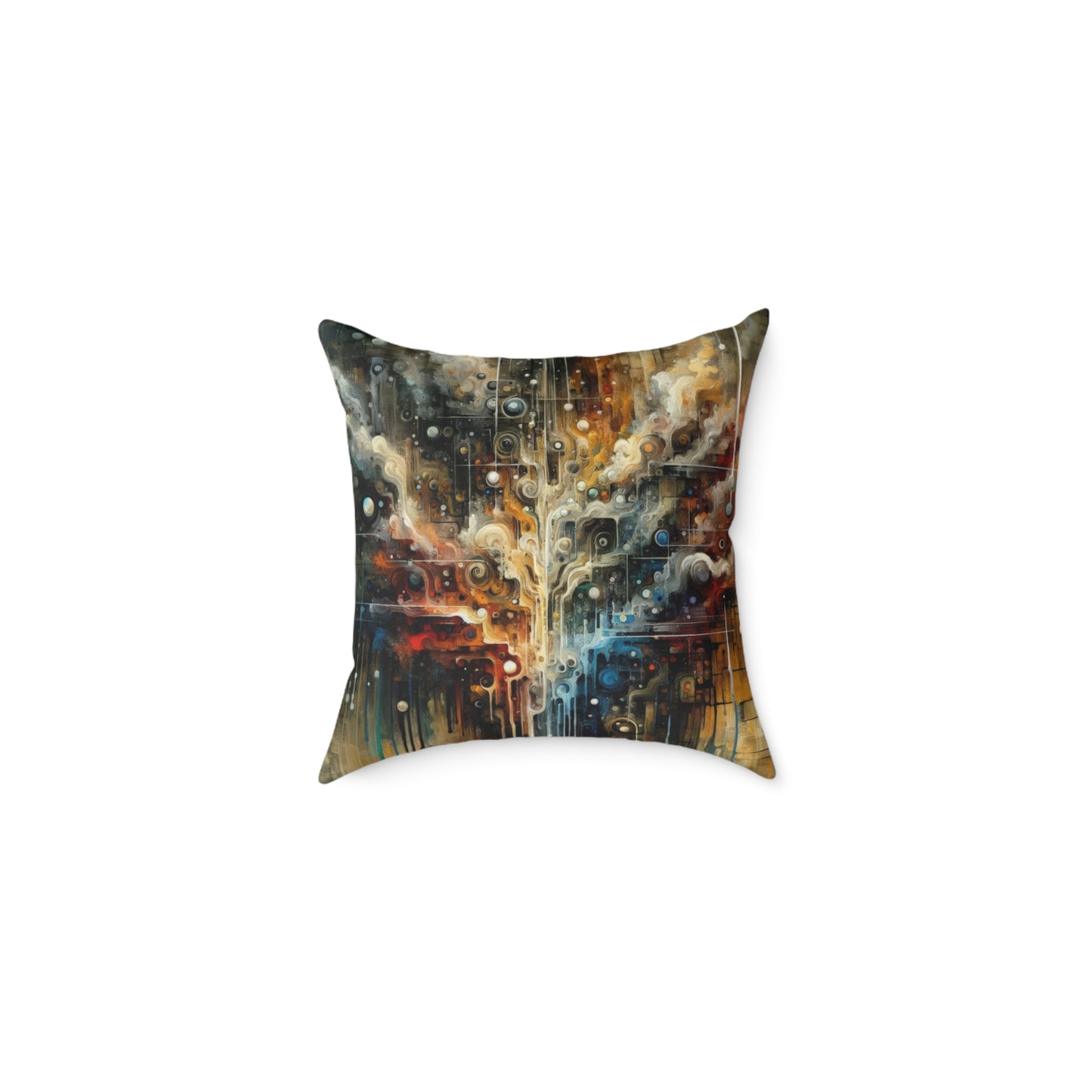 Integral Stewardship Abstract Spun Polyester Pillow