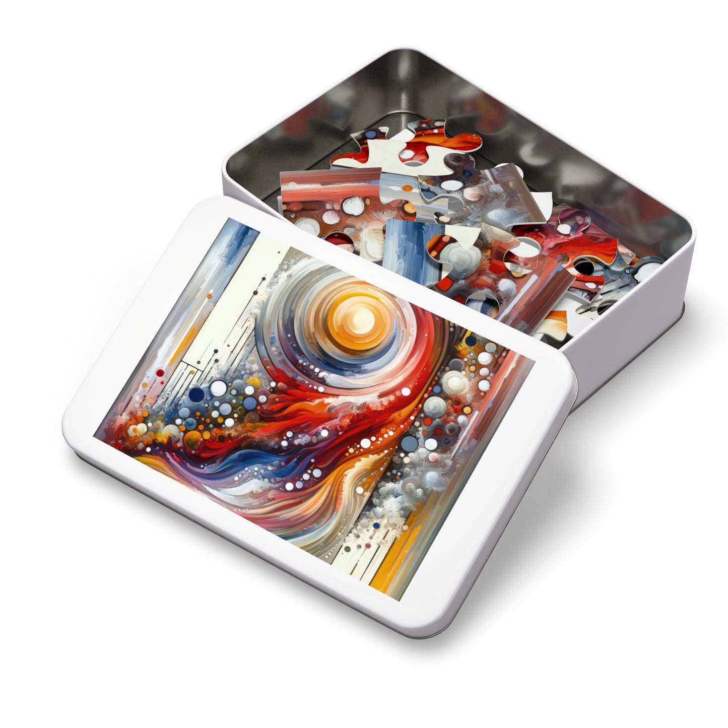 Harmonic Swirl Elegance Jigsaw Puzzle (30, 110, 252, 500,1000-Piece)