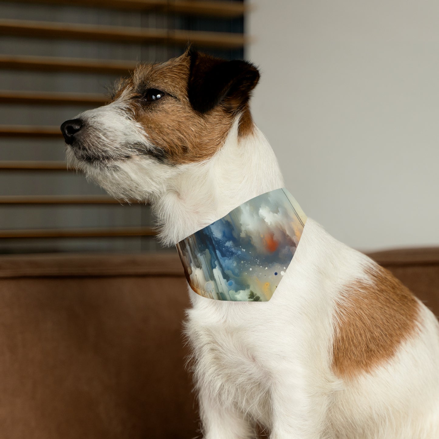 Inner Journey Abstract Pet Bandana Collar