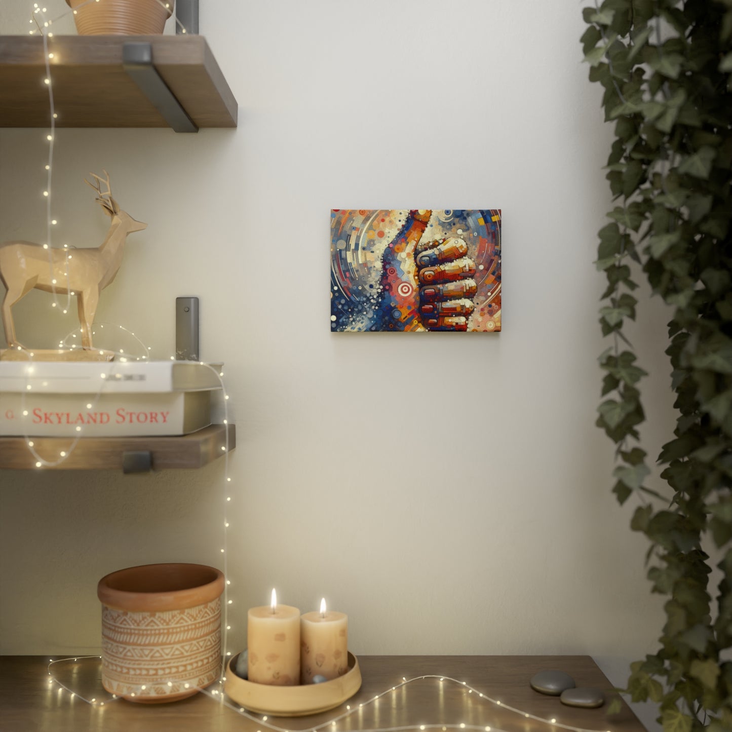 Digital Gratitude Nod Canvas Photo Tile