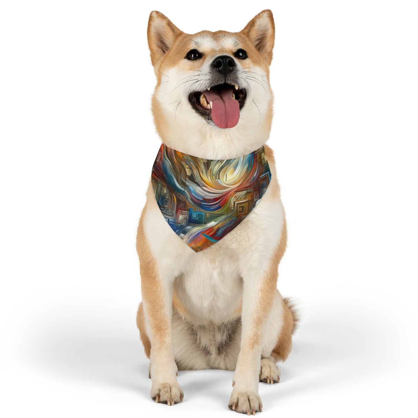 Woven Progress Tapestry Pet Bandana Collar
