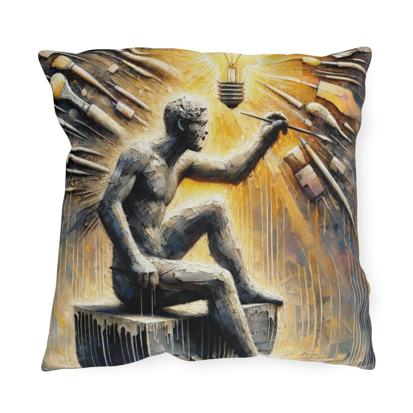 Idea Sculptor Genesis Outdoor Pillows