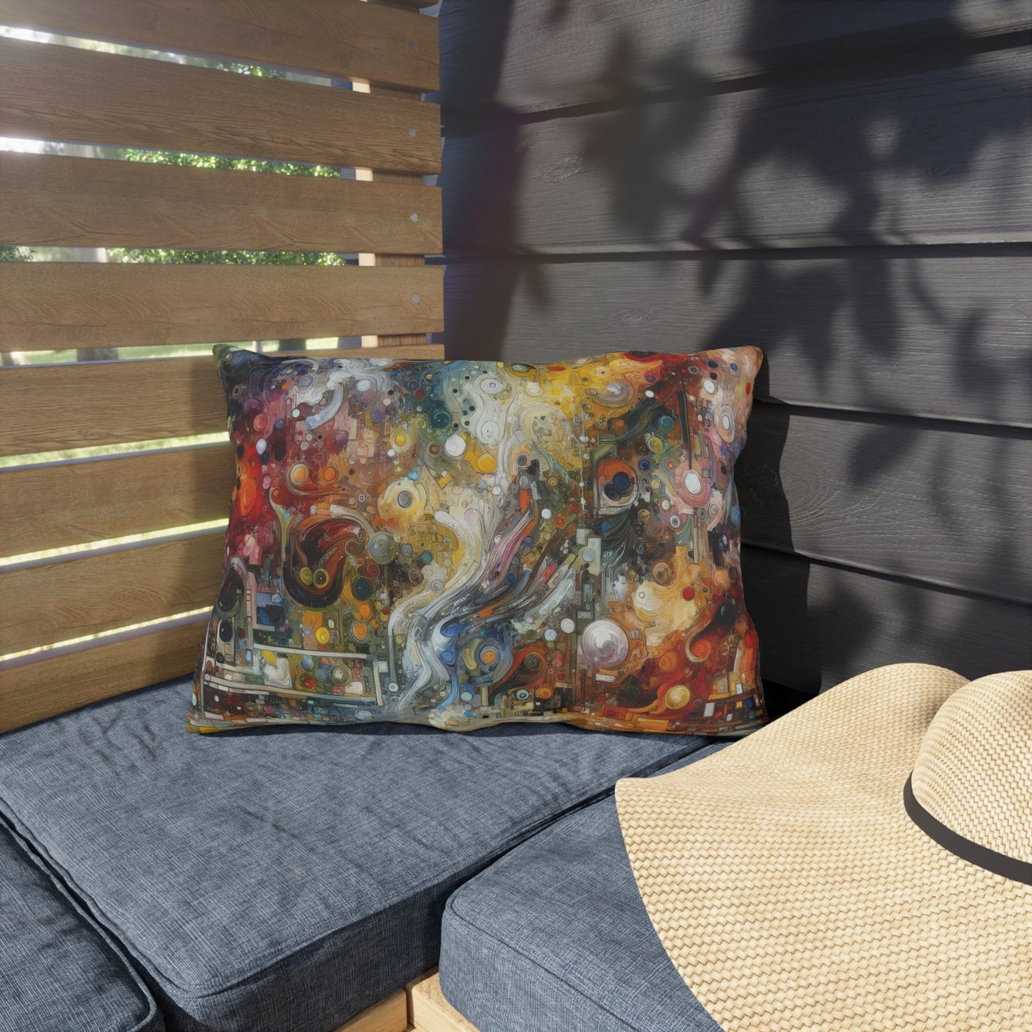 Perception Mosaic Abstract Outdoor Pillows