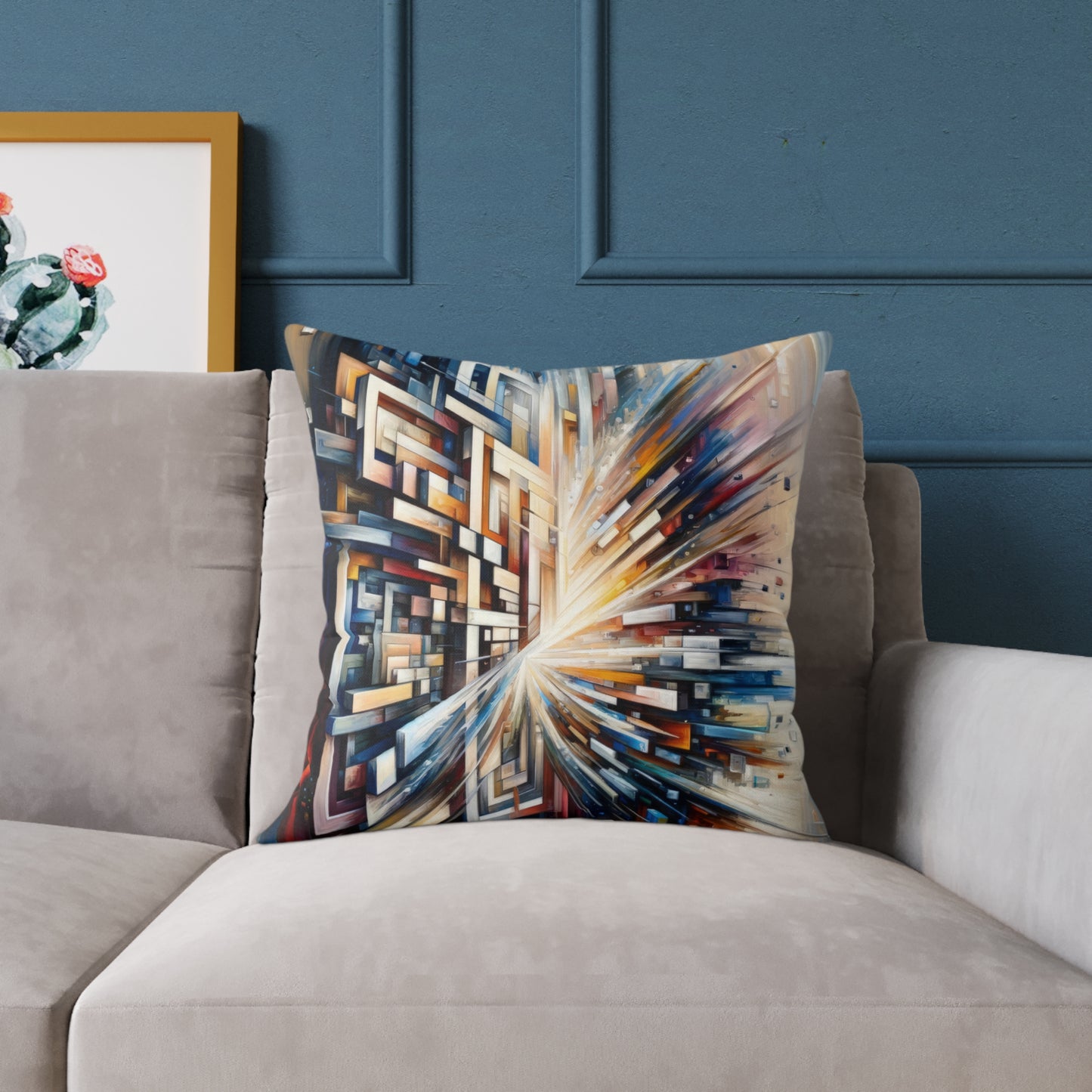 Pieces Unifying Focus Spun Polyester Pillow