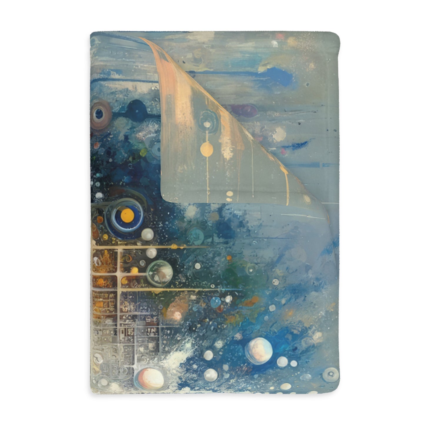 Integral Harmony Existence Velveteen Microfiber Blanket (Two-sided print)