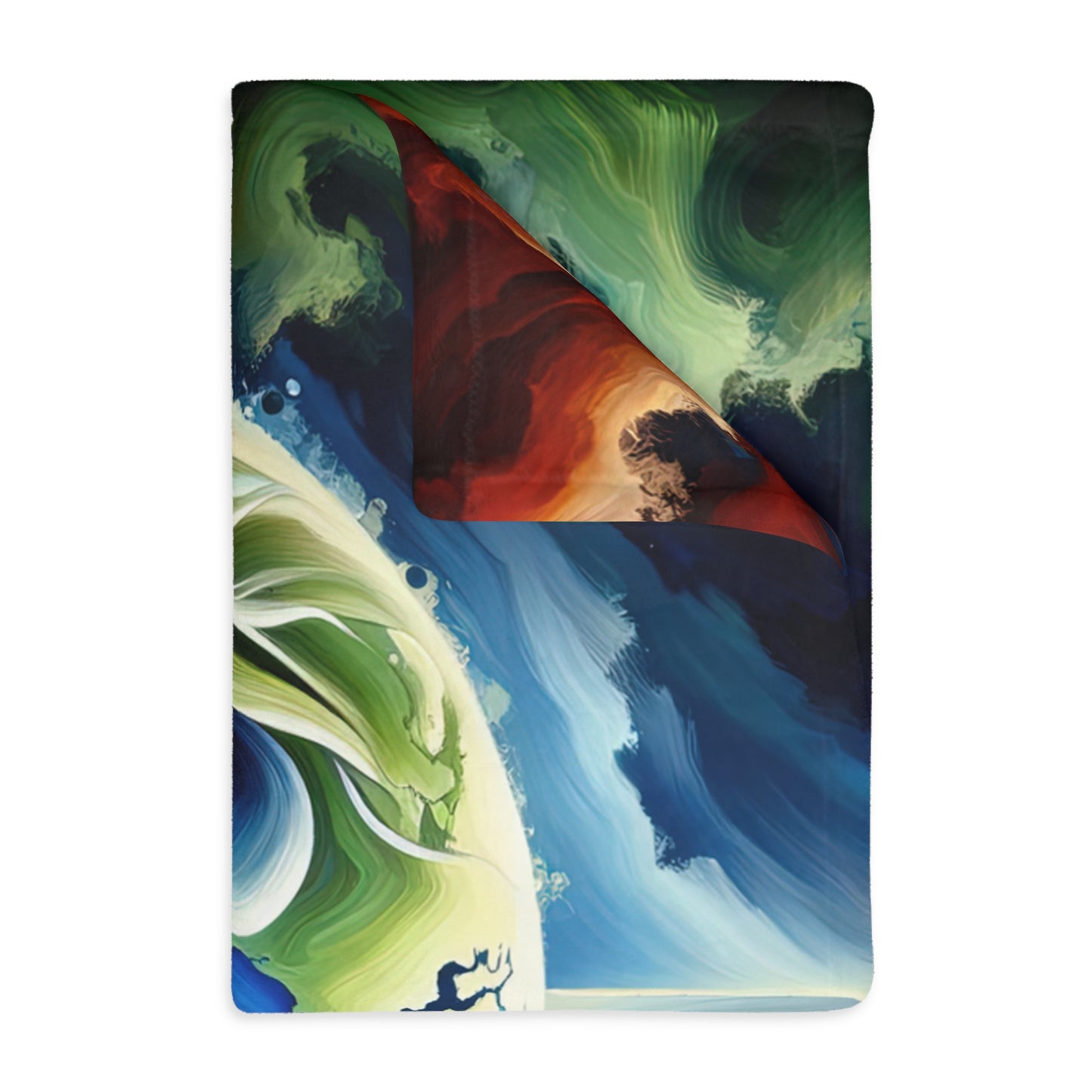 Interconnected Earth Advocates Velveteen Microfiber Blanket (Two-sided print)