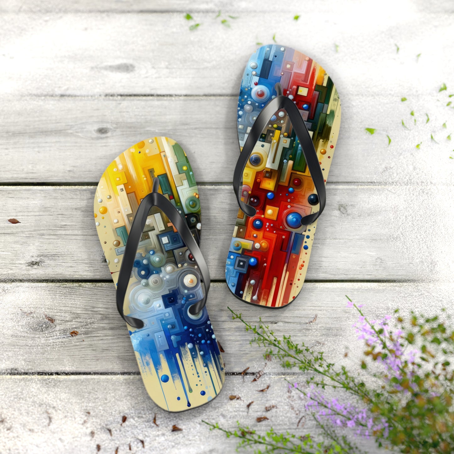 Connected Chromatic Tachism Flip Flops