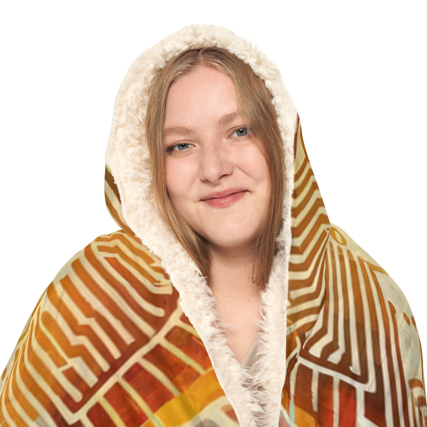 Meditative Technological Fusion Snuggle Blanket
