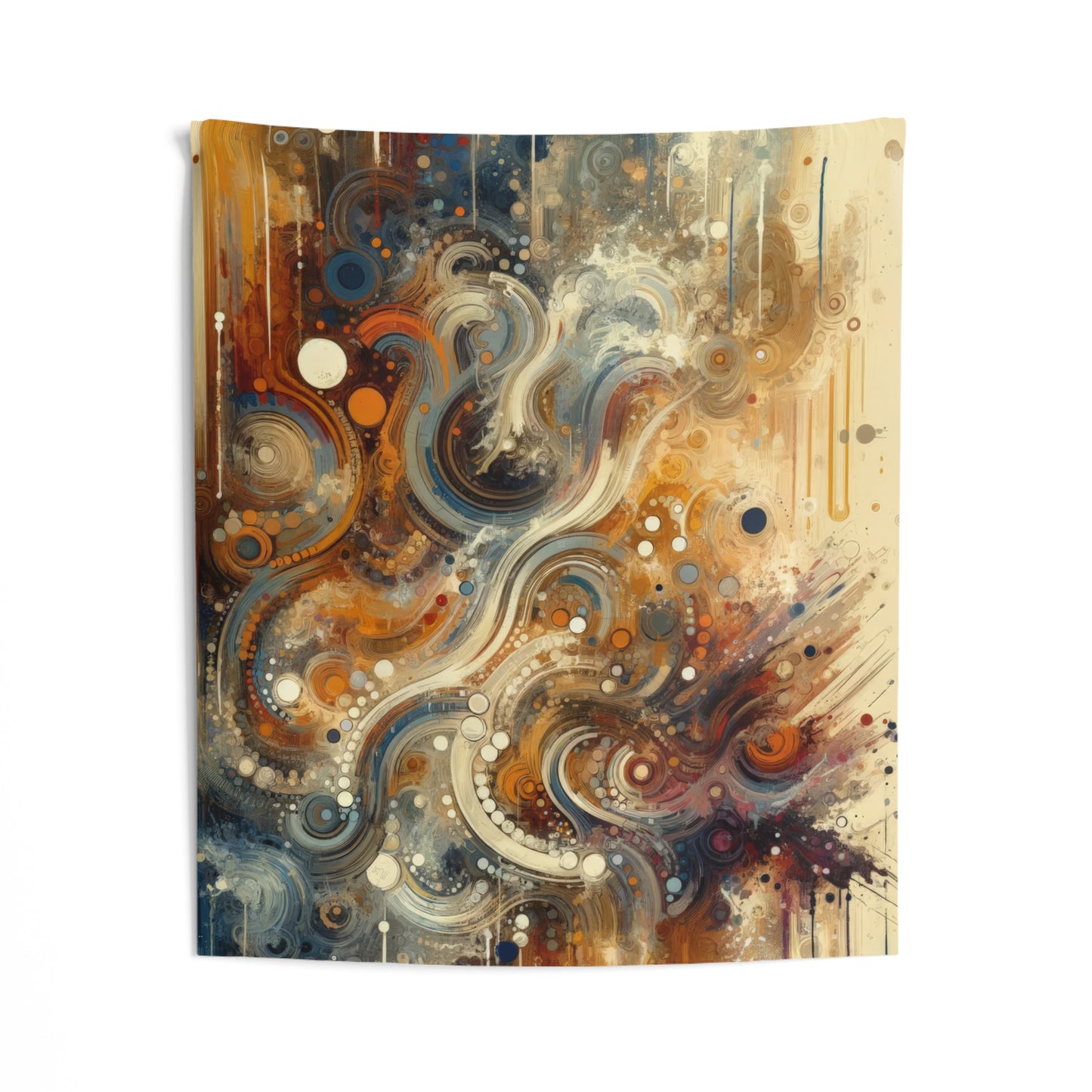 Dynamic Cultural Mosaic Indoor Wall Tapestries