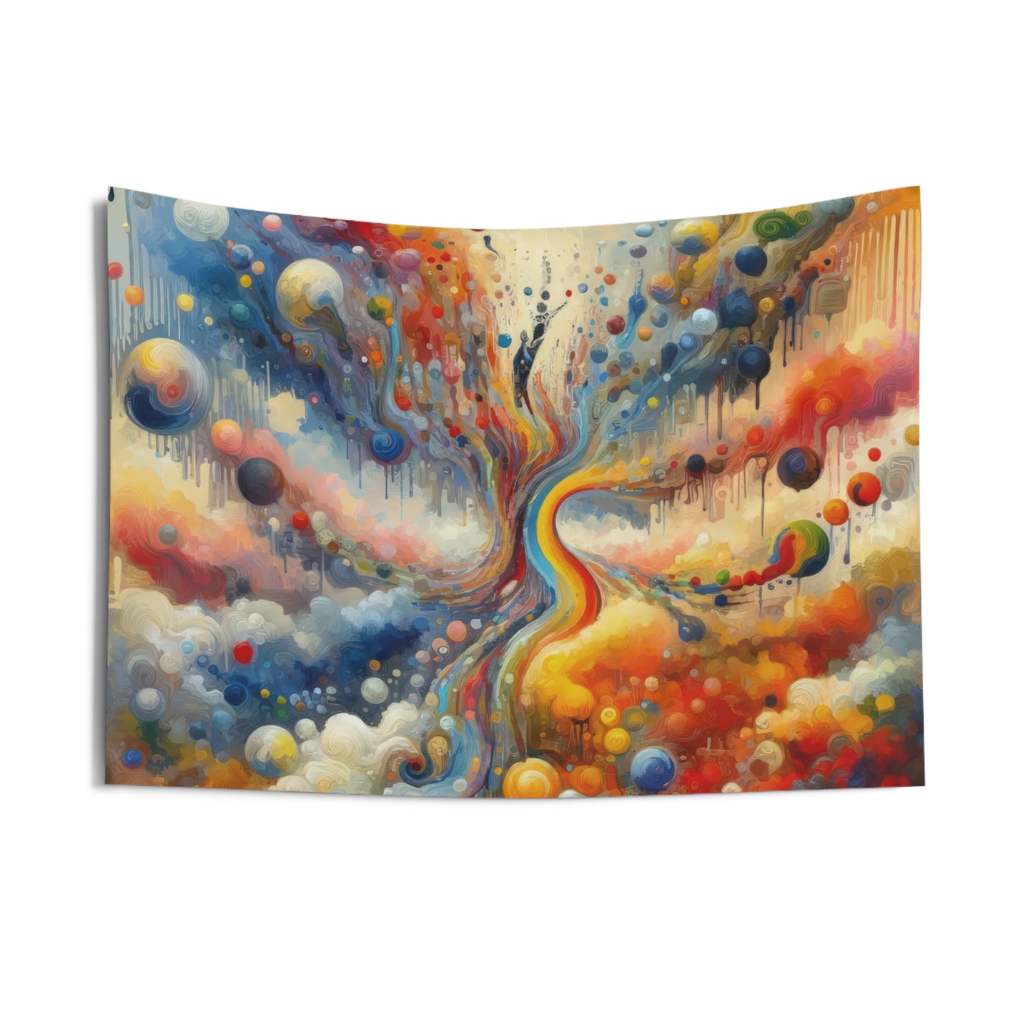 Choices Tachism Canvas Indoor Wall Tapestries