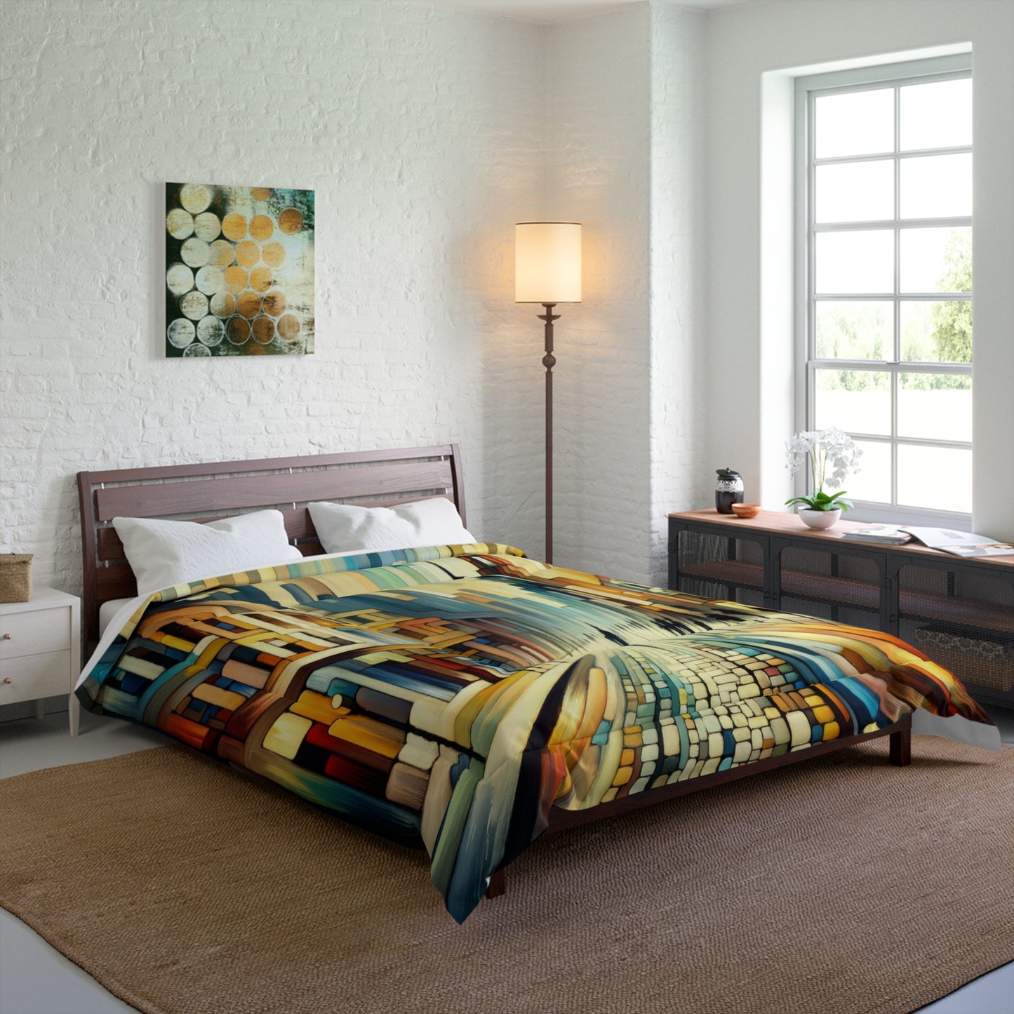 Cobbled Rhythm Heartbeat Comforter