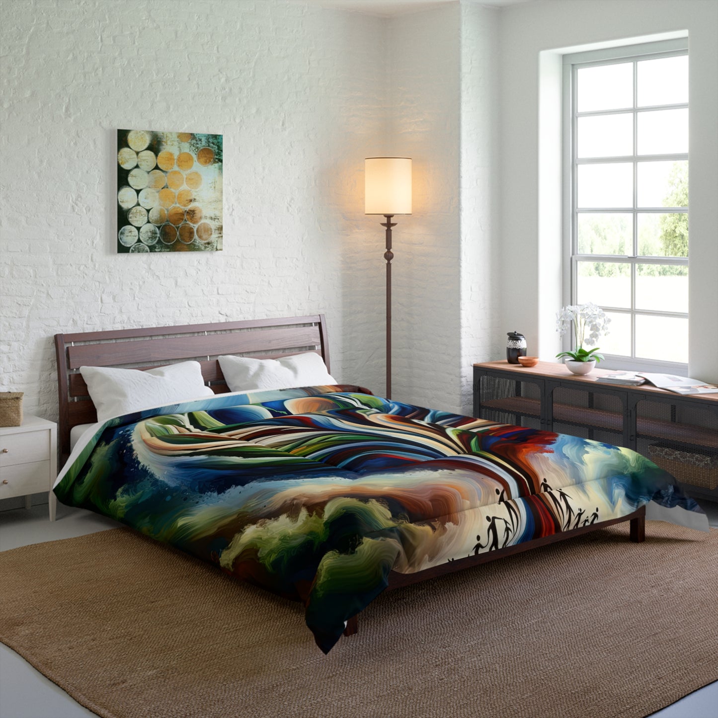 Interconnected Earth Advocates Comforter