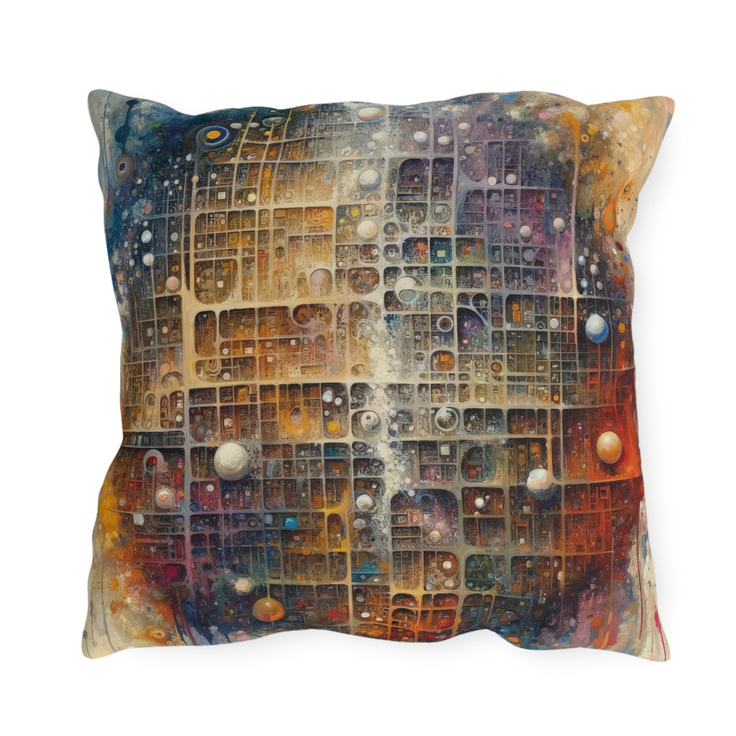 Integral Harmony Existence Outdoor Pillows