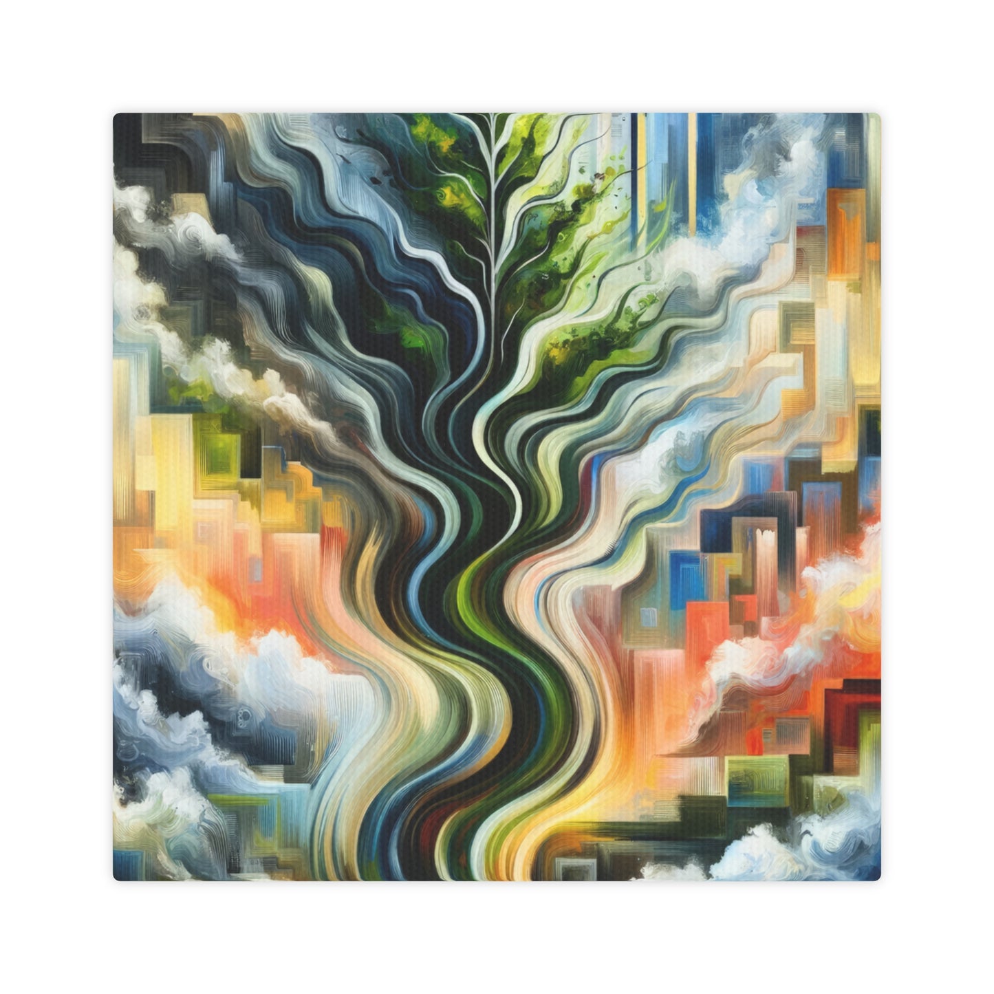 Eternal Digital Contrast Canvas Photo Tile