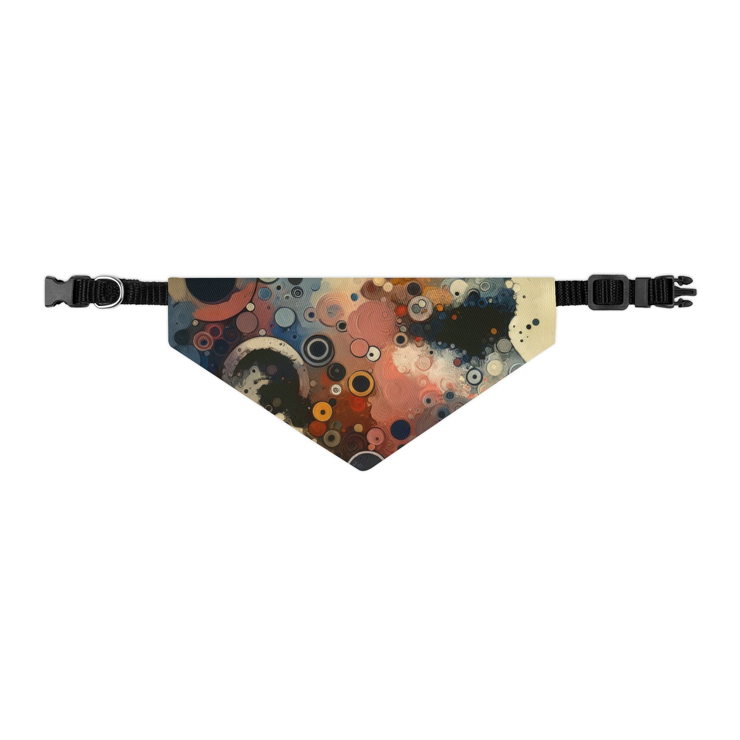 Reflective Tachism Contemplation Pet Bandana Collar