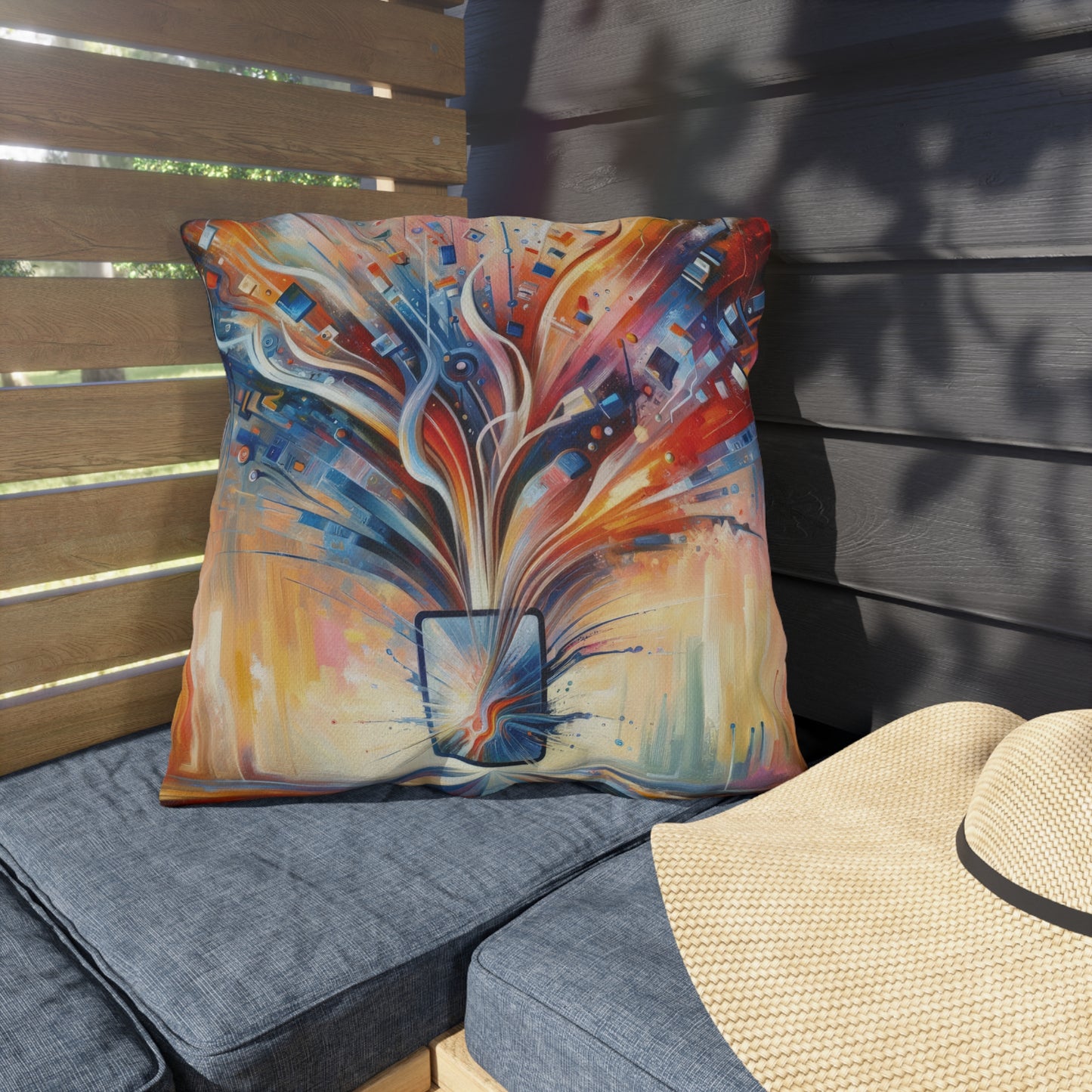 Empowerment Through Technology Outdoor Pillows