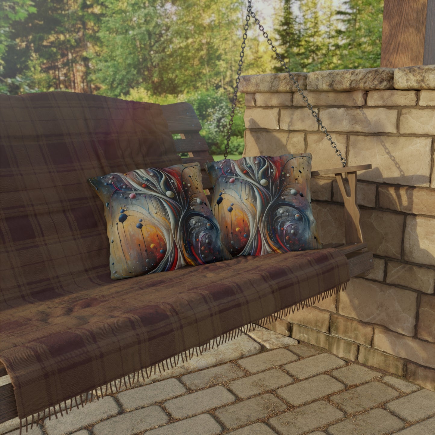 Invisible Threads Influence Outdoor Pillows