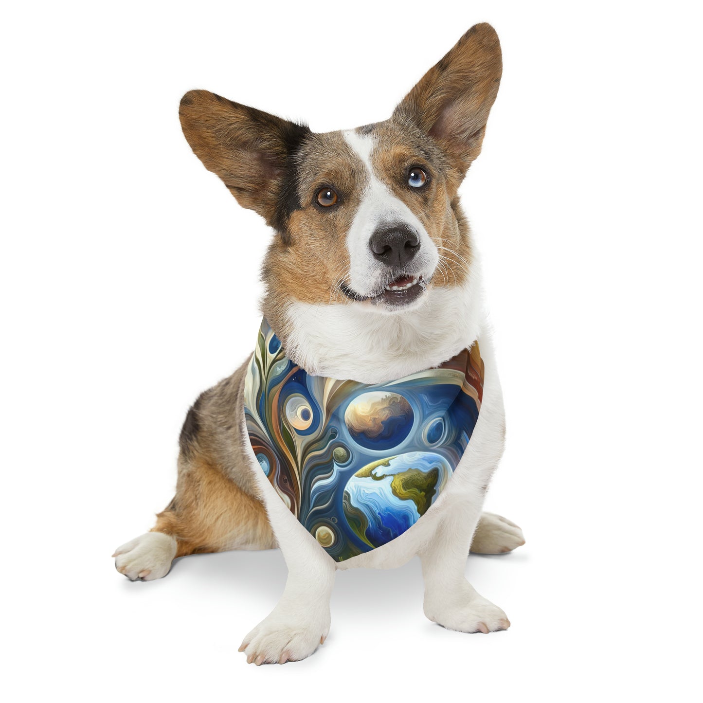 Esoteric Nurturing Gaia Pet Bandana Collar