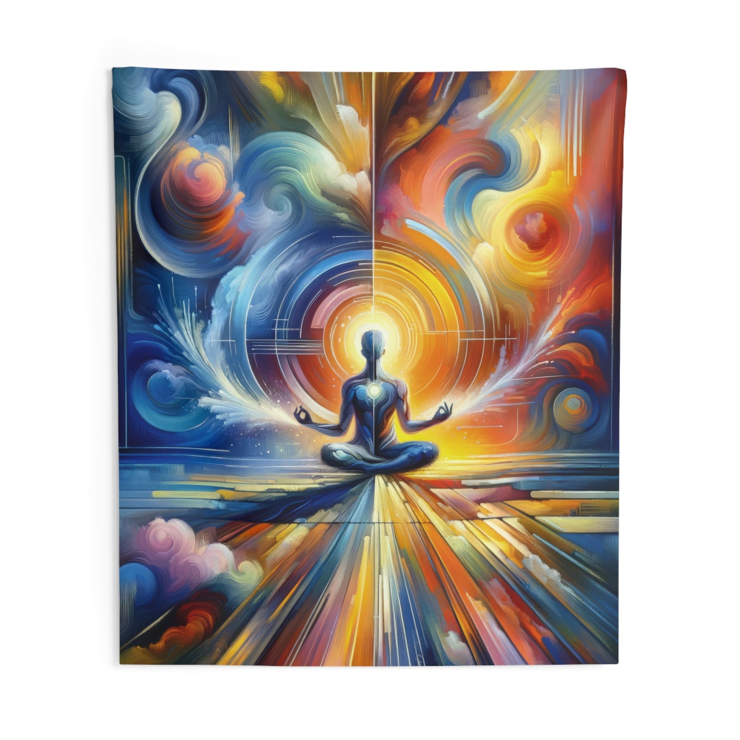 Techno Spiritual Synthesis Indoor Wall Tapestries