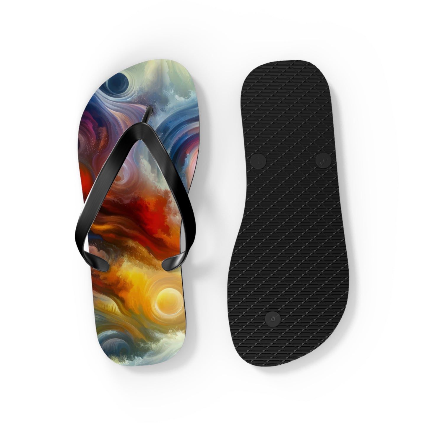 Unified Heart Journey Flip Flops