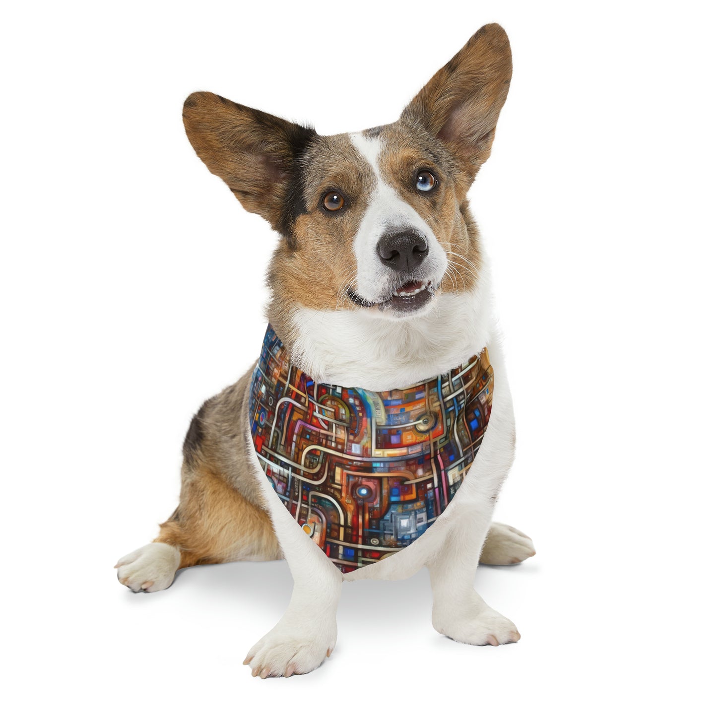 Grandest App Tapestry Pet Bandana Collar