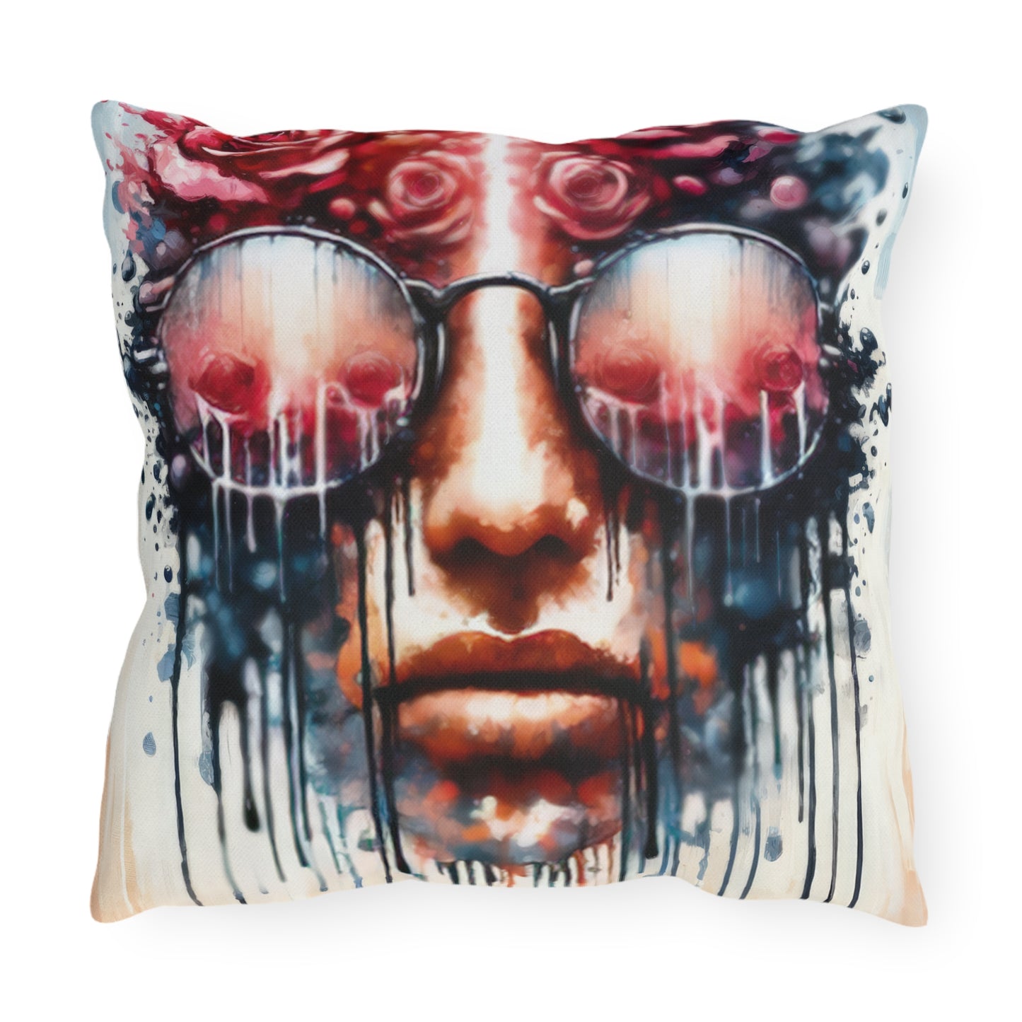 Perception Cleansing Tachism Outdoor Pillows