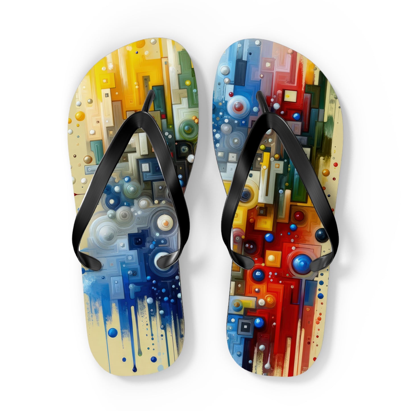 Connected Chromatic Tachism Flip Flops