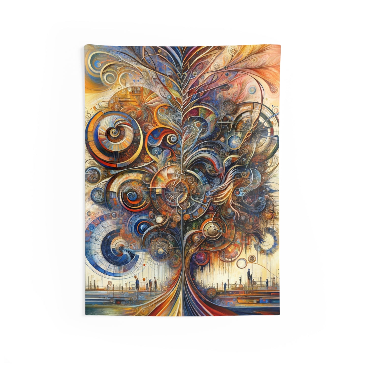 Ethos Web Abstract Indoor Wall Tapestries