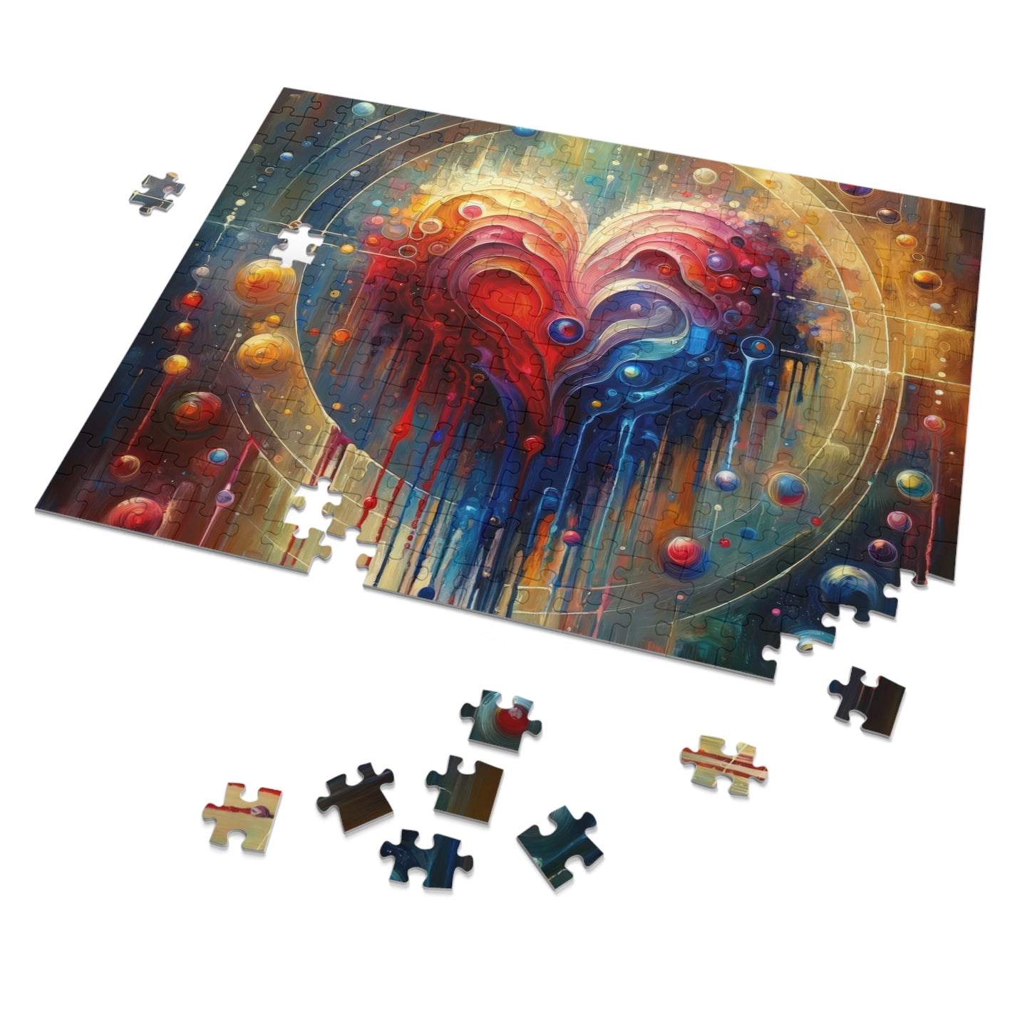 Unified Heart Reflections Jigsaw Puzzle (30, 110, 252, 500,1000-Piece)