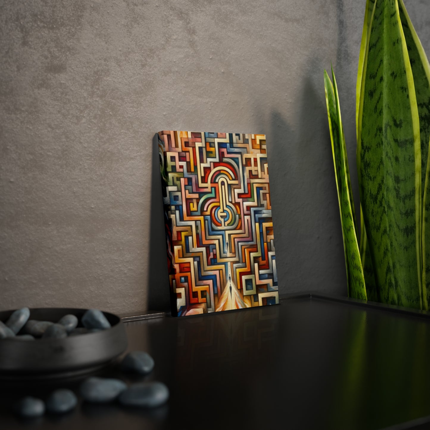 Labyrinthine Love Choices Canvas Photo Tile