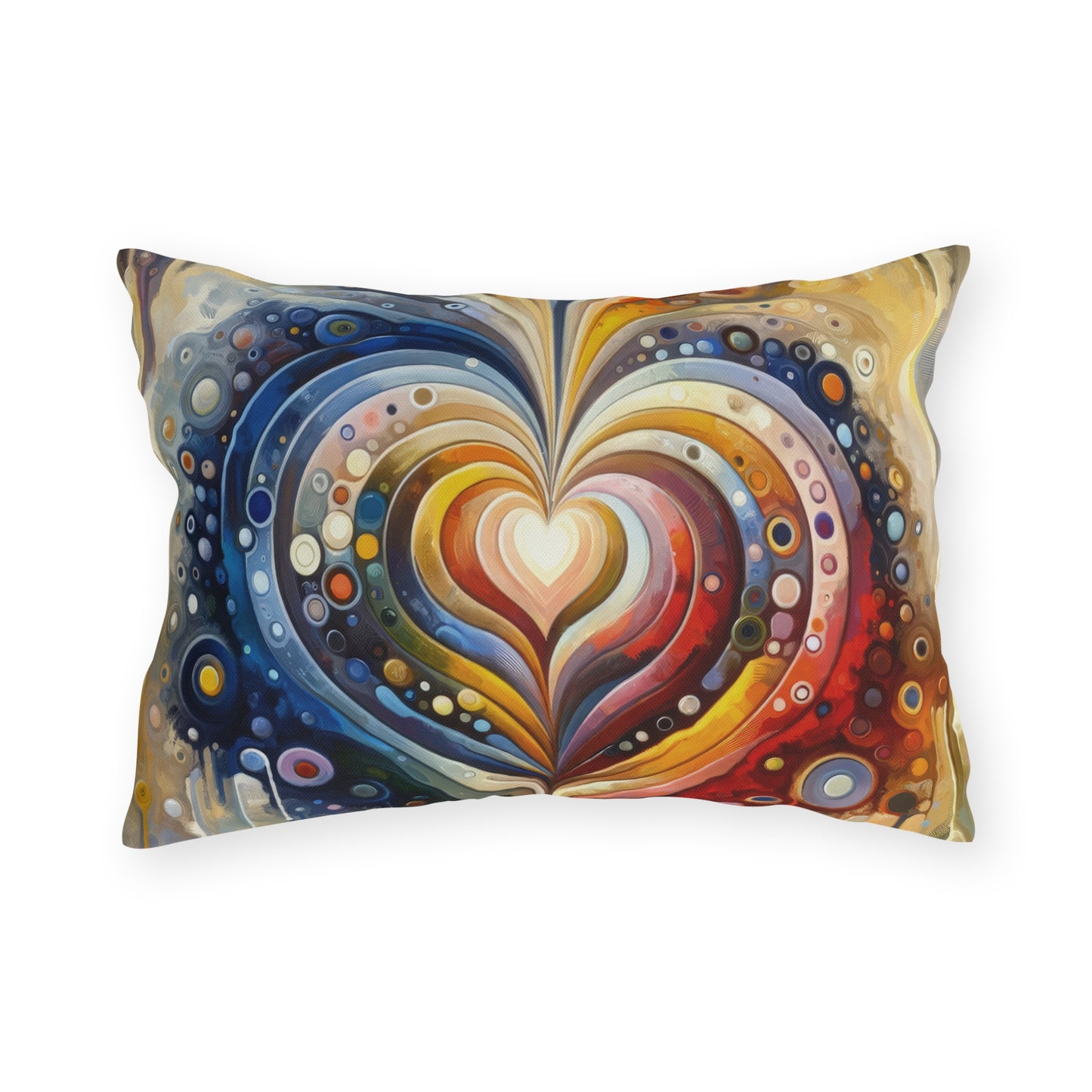 Harmonic Heart Essence Outdoor Pillows