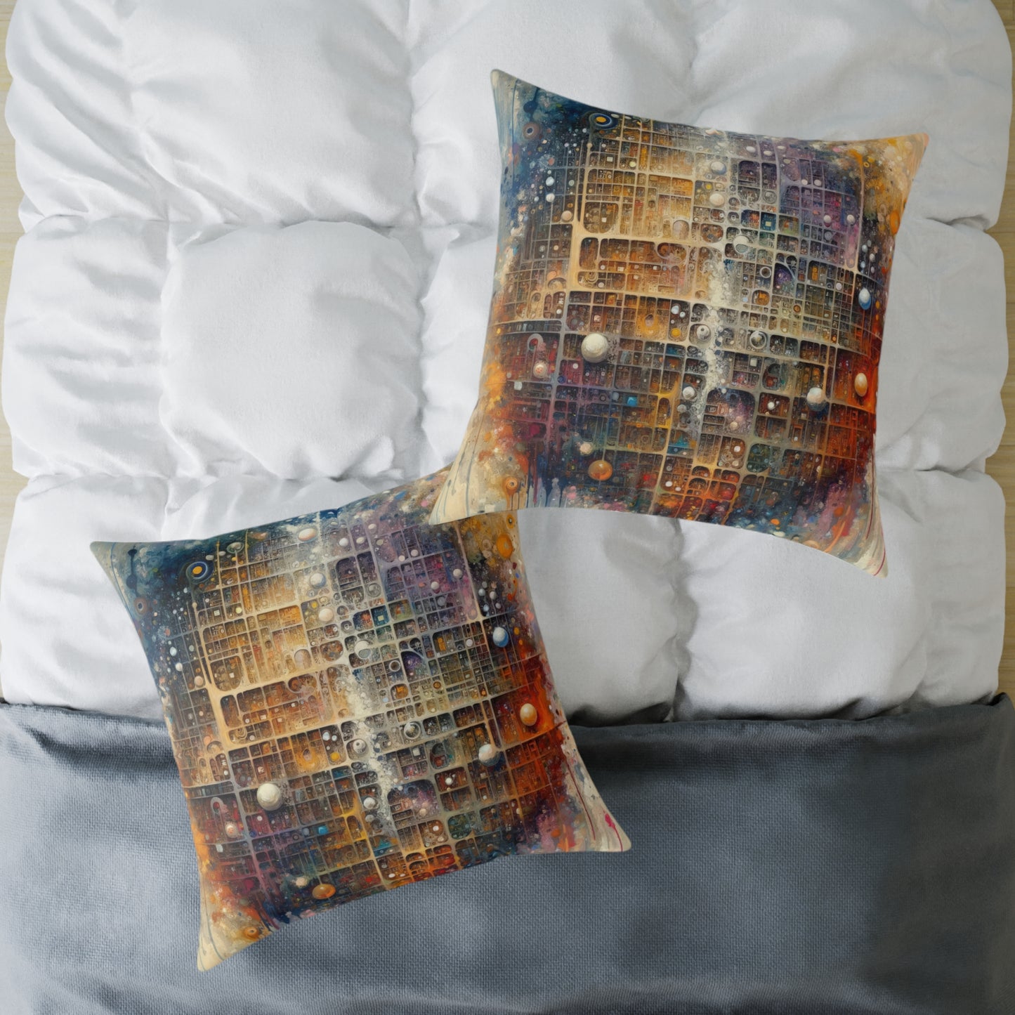 Integral Harmony Existence Spun Polyester Pillow