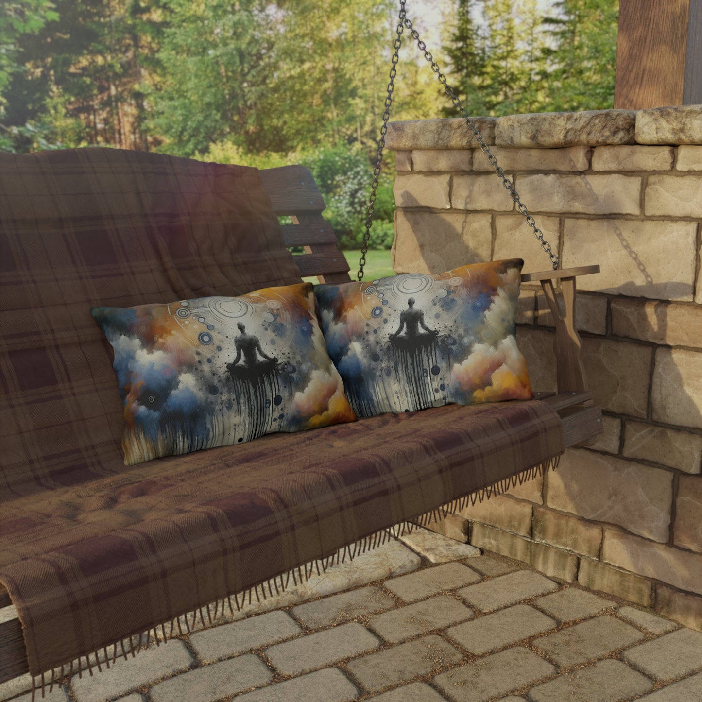 Mindful Transformation Profundity Outdoor Pillows