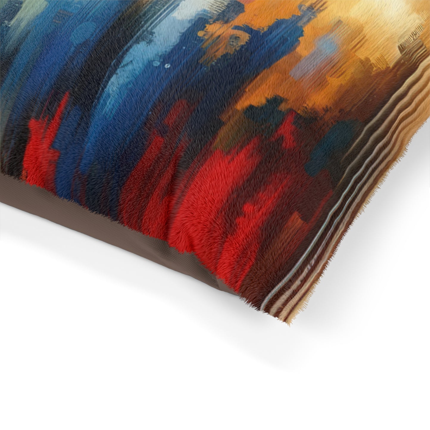 Abstract Geometric Boundaries Pet Bed