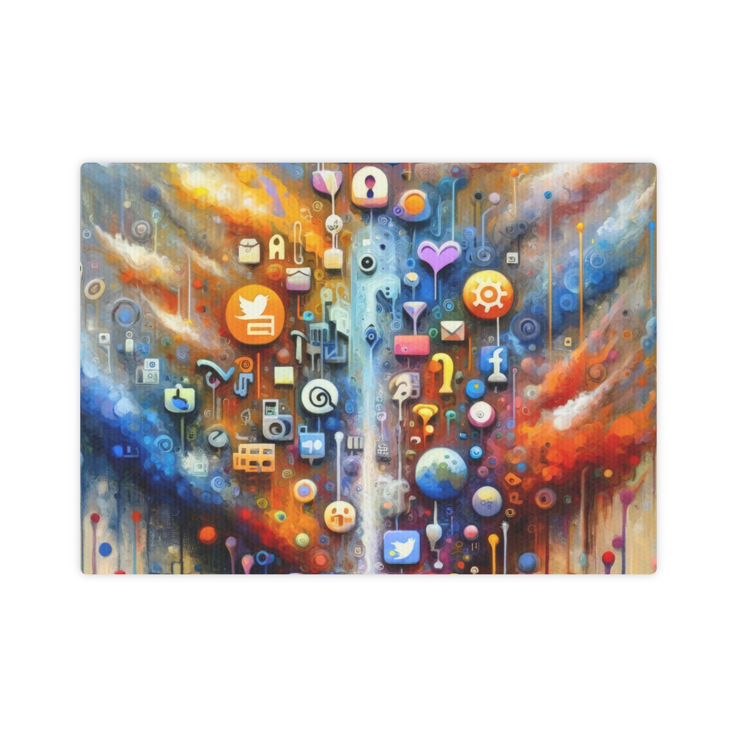 Digital Essence Revelation Canvas Photo Tile