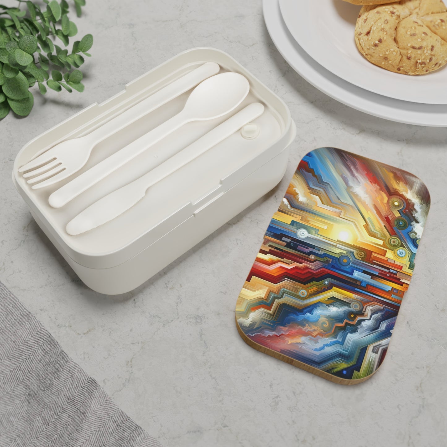 Unity Abstract Vibrancy Bento Lunch Box