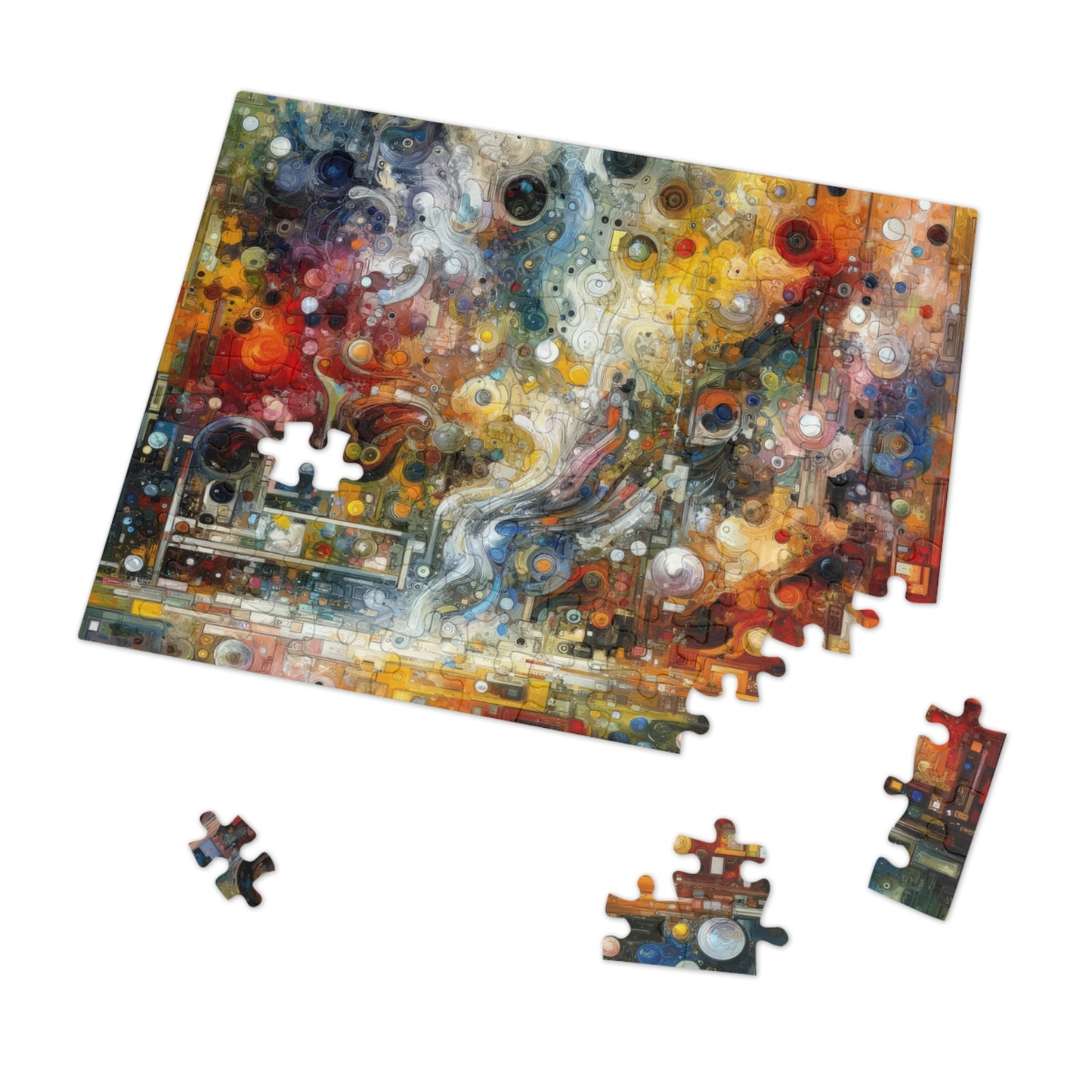 Perception Mosaic Abstract Jigsaw Puzzle (30, 110, 252, 500,1000-Piece)