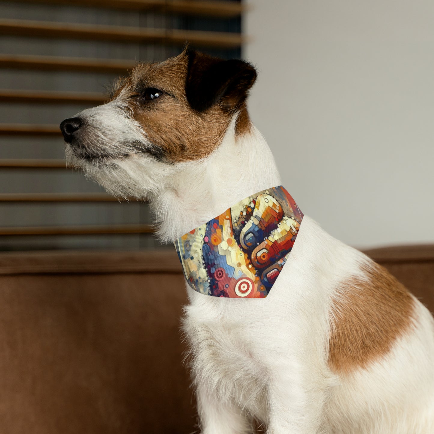 Digital Gratitude Nod Pet Bandana Collar